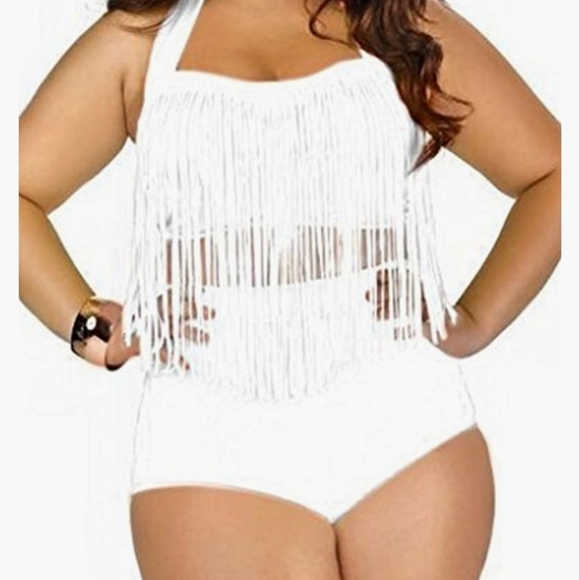 New Plus size bikini highwaist swimsuit - Picture 3 of 3